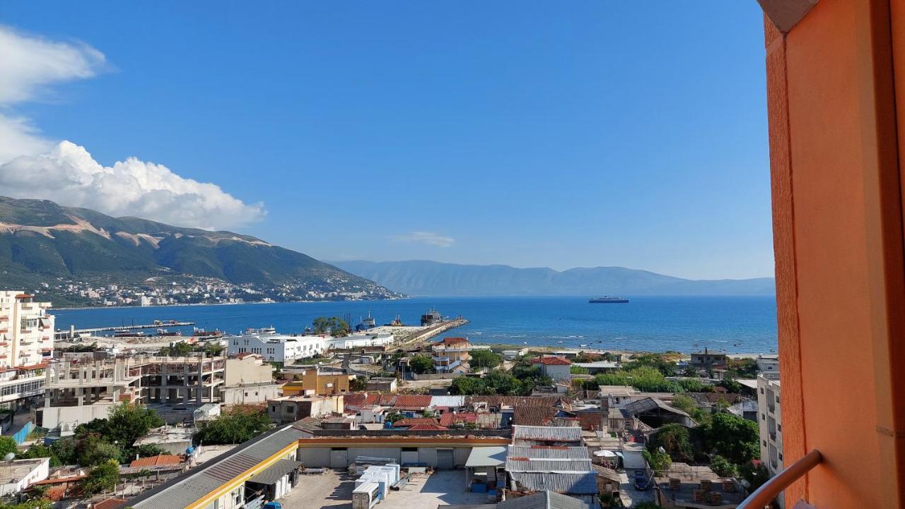 Sweetview 2-Bedroom Apartment With 3 Balcony Seaview Vlore Bagian luar foto